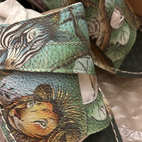 New Anuschka African Adventure Leather Slide Sandals SZ EU 40 - Picture 12 of 12